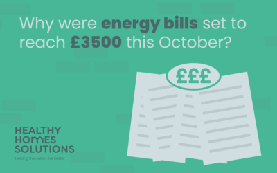 Why were energy bills set reach £3500 this October?
